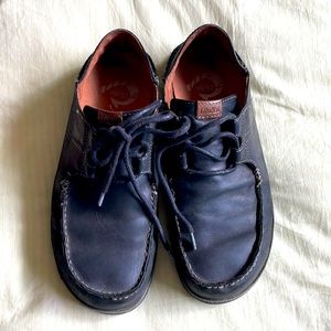 Olukai men’s leather shoes Black